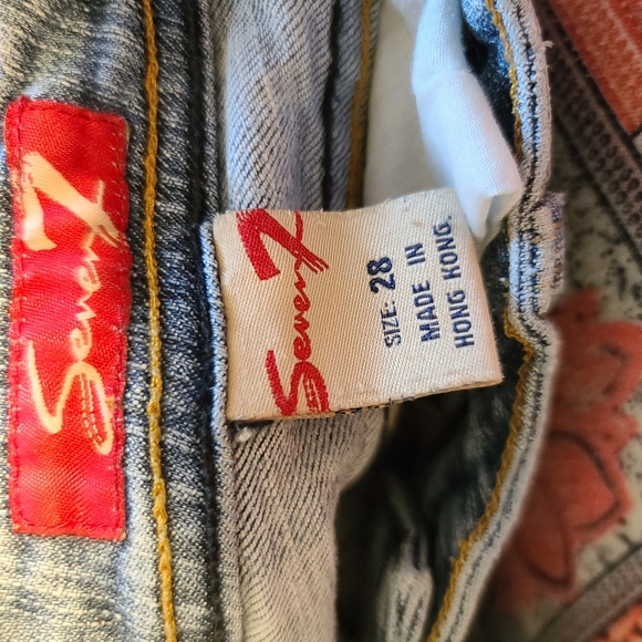 Seven7 Women's Size 28 Medium Wash Denim Blue Jean 31" Inseam - Picture 3 of 4